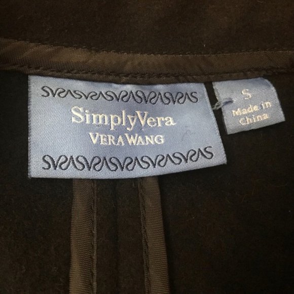 3/$30 Vera Wang Wool Blend Blazer Coat - Picture 6 of 7